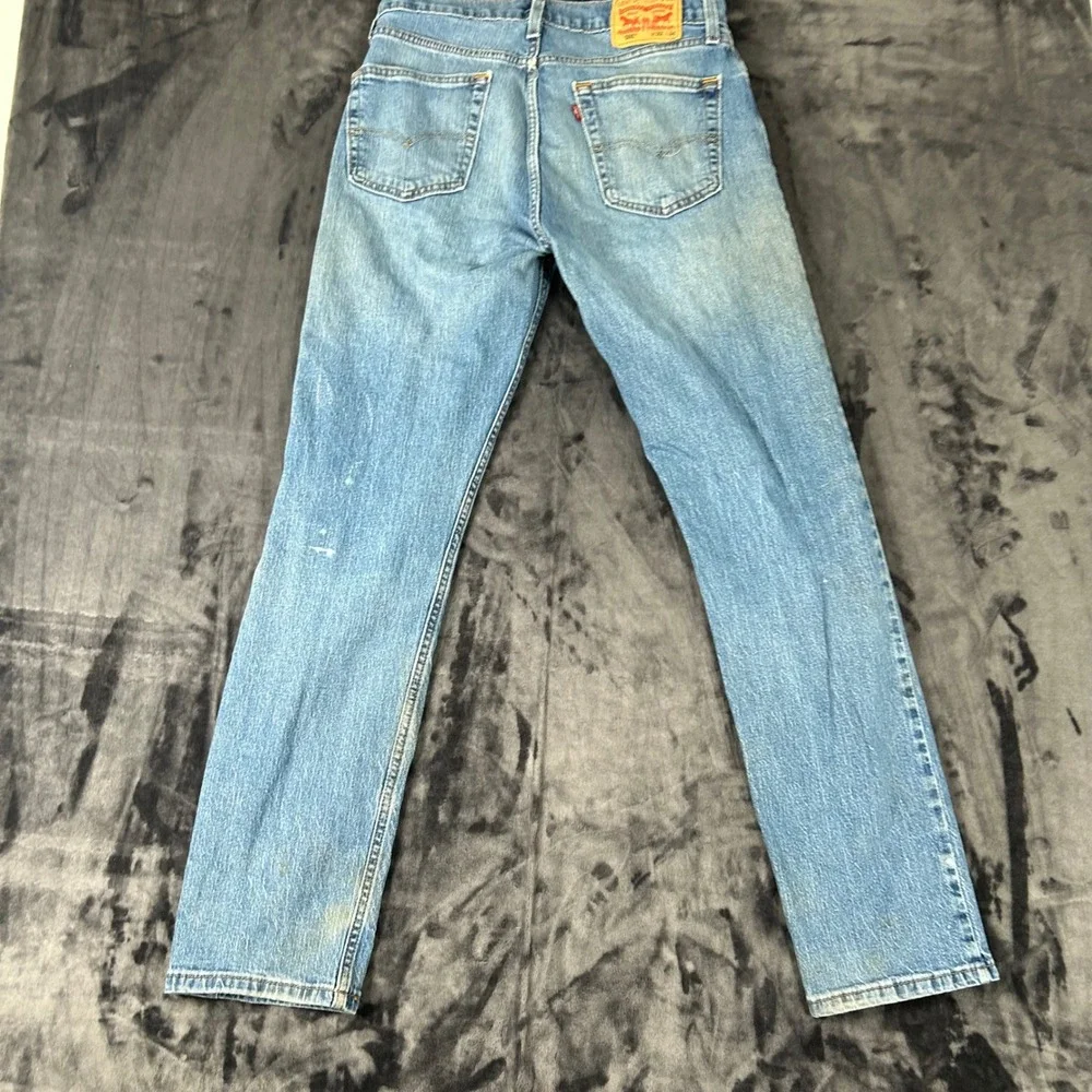 Levi's 505 Jeans Mens 32x34 Light Wash Regular Fit Straight Leg Denim 3272